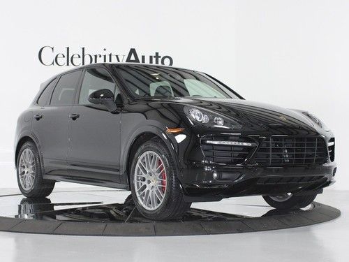 2013 porsche cayenne gts blk/blk awd pcm nav bose