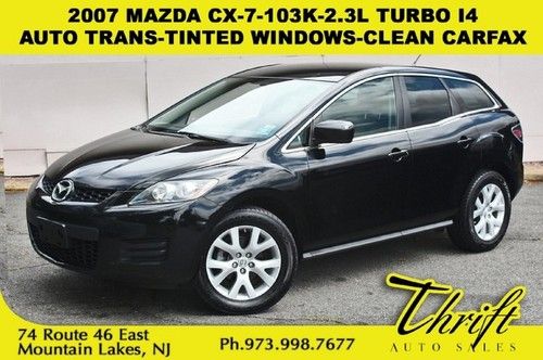 2007 mazda cx-7-103k-2.3l turbo i4-auto trans-tinted windows-clean carfax