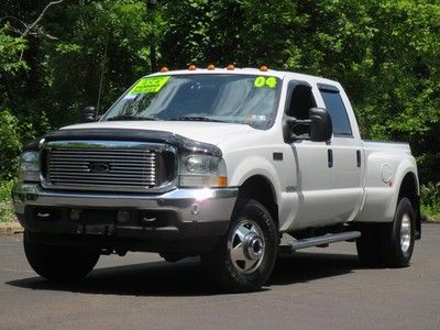 2004 ford f-350 fx-4! 4x4 turbo diesel! crew quad cab dually! no reserve! clean