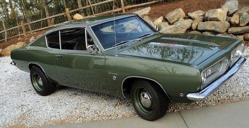 1968 plymouth barracuda formula s 383, 4 speed