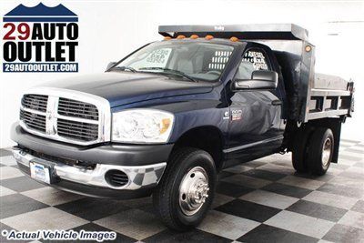 2008 dodge ram 3500 reg cab * 8' contractor dump * 6 spd * cummins diesel * 50k