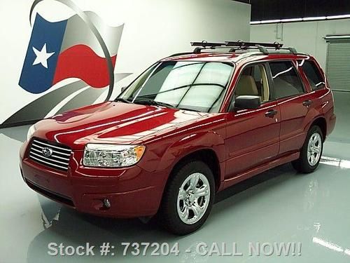 2006 subaru forester x awd automatic roof rack only 76k texas direct auto