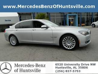 2009 bmw 7-series 750li silver black leather interior low miles we finance roof