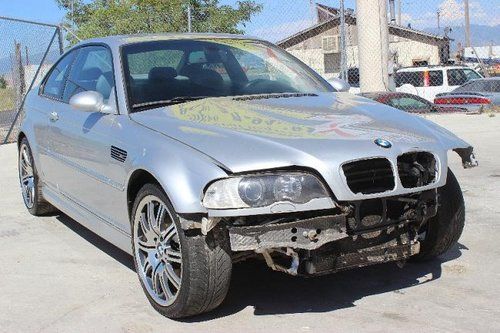 2005 bmw m3 coupe damaged rebuilder only 70k miles manual trans wont last l@@k!!