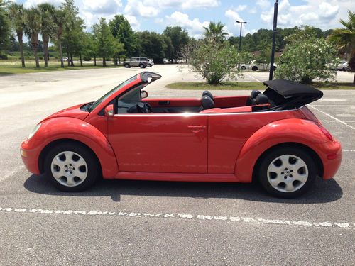 2003 volkswagen beetle gls convertible 2-door 2.0l