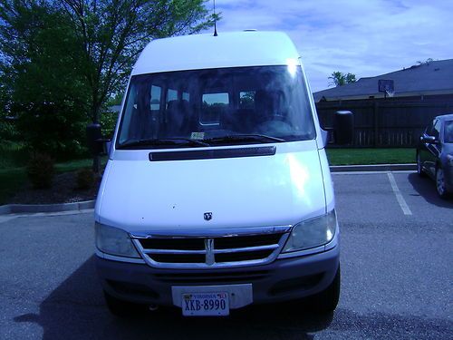 2004 dodge mercedes sprinter van  2500 158" hi top cargo or passenger no reserve