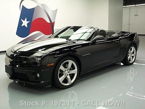 2012 chevy camaro 2ss convertible hud rear cam 20's 7k texas direct auto