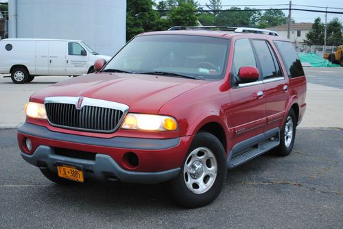 1998 lincoln navigator suv 5.4l maroon beauty lo/miles no reserve