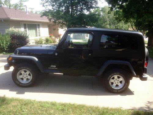 2005 jeep wrangler unlimited sport utility 2-door 4.0l