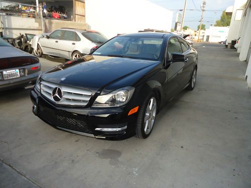 Mercedes benz  2013 black c250 2 door sport coupe