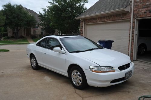 1999 99 honda accord coupe ex-l leather auto automatic 1 owner cold a/c