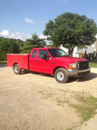 2000 ford f350 diesel 7.3l powerstroke w/ 9ft utility bed