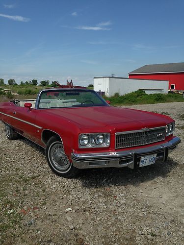 1975 chevrolet caprice classic convertible 2-door 6.6l