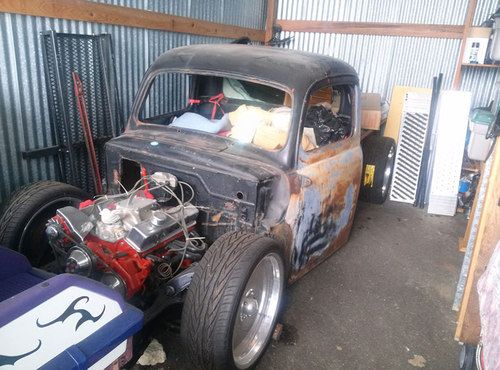 1951 ford f100 rat rod project with almost all new/rebuilt parts needed