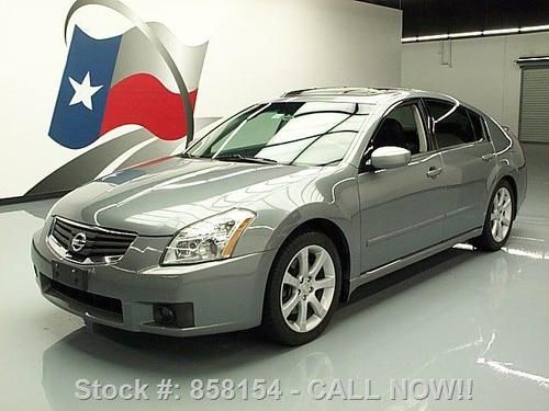 2007 nissan maxima 3.5l se sunroof nav htd leather 65k texas direct auto