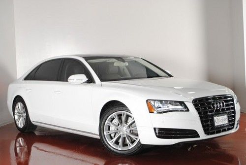 2011 audi a8 l hard loaded full warranty great color combo quattro