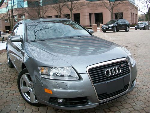 2008 audi a6 quattro base sedan 4-door 3.2l,no reserve,awd,sunroof,salvage,