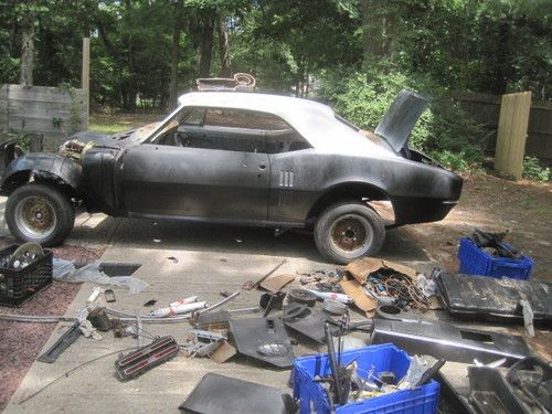 1967 firebird project car rebuilt front new metal full quarters 68 body pontiac