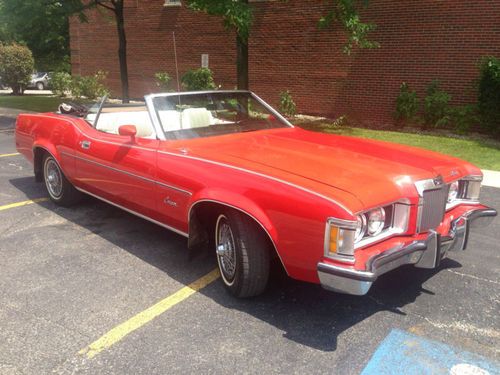 1973 mercury cougar convertible 351, 62k original miles, survivor.