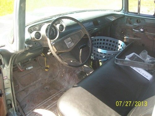 1957 chevy 150 handy man 2 door wagon