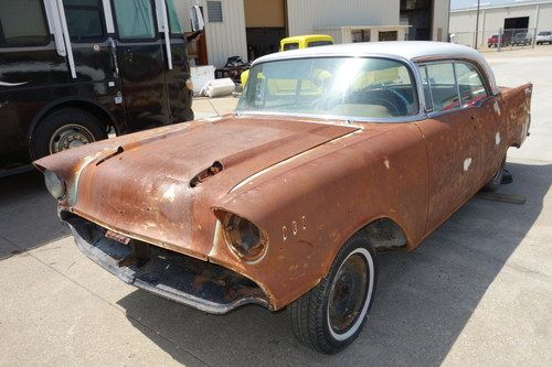 1957 chevrolet belair four-door hardtop classic original texas project 4 door ht