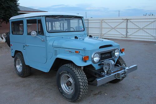 71 beautiful unrestored fj40 75k documented miles, original manuals, &amp; tool kit