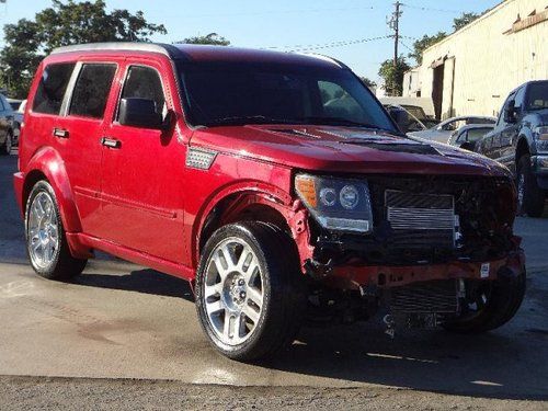 2008 dodge nitro r/t damaged clean title only 51k miles loaded export welcome!!