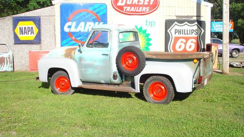 1955 ford f100, 1953,1954,1956, rat rod, ih, f250