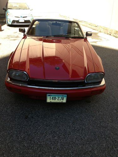 1996 red jaguar xjs convertible