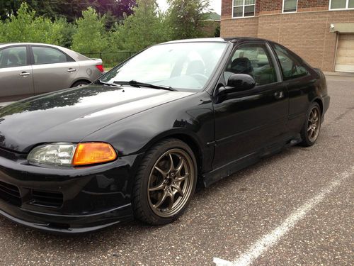 1995 honda civic ex coupe (jdm gs-r swap b18c) "real clean car!"