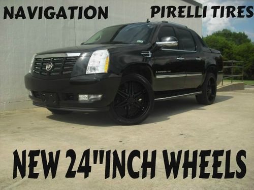 2008 cadillac escalade ext, navigation, sunroof, new tires