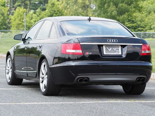 2008 audi s6 base sedan 4-door 5.2l brilliant black / black leather