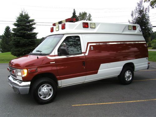 2000 ford e350 aev ambulance 7.3l powerstroke diesel great shape no reserve!!!!