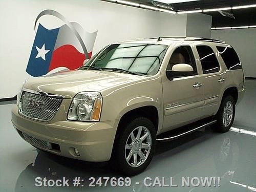 2007 gmc yukon denali awd 7-pass htd leather 20's 73k texas direct auto