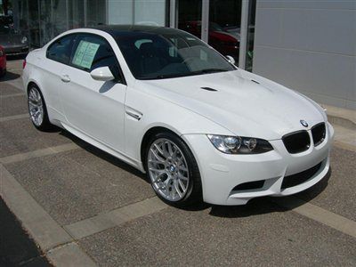 Pre-owned 2013 bmw m3 coupe 6 speed manual, competition pkg, white, 4188 miles