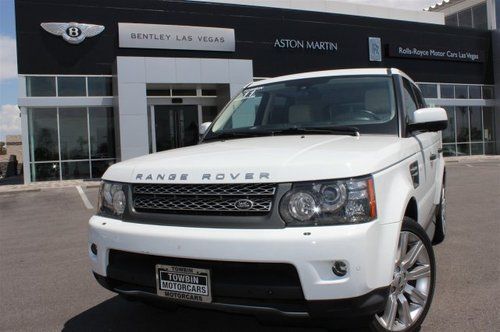 2011 land rover range rover sport supercharged white/black, 21k mi, 1-owner