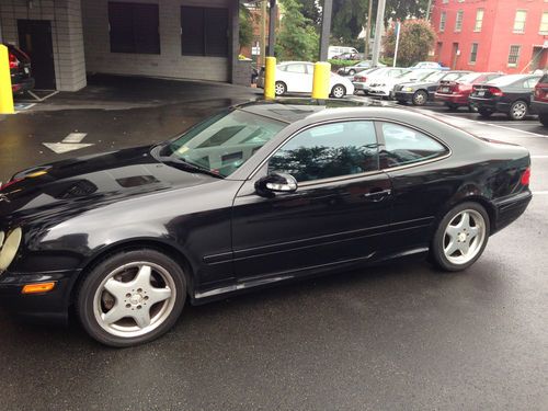 2001 amg clk 430 black 2dr. sat radio