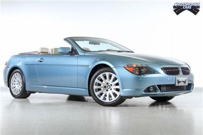 05 645ci leather interior navigation 4.4l v8 heated seats 47k miles convertible