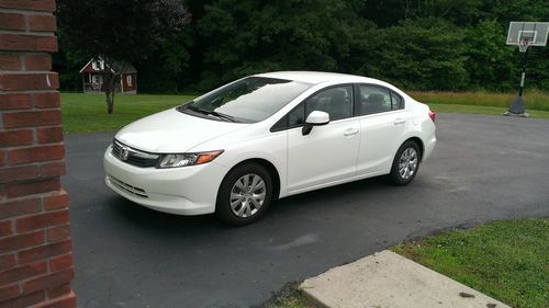 2012 honda civic low miles with warranty