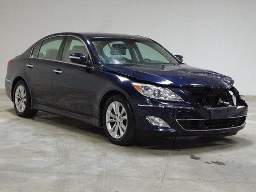 2012 hyundai genesis 3.8l sedan damaged rebuilder loaded priced to sell l@@k!!