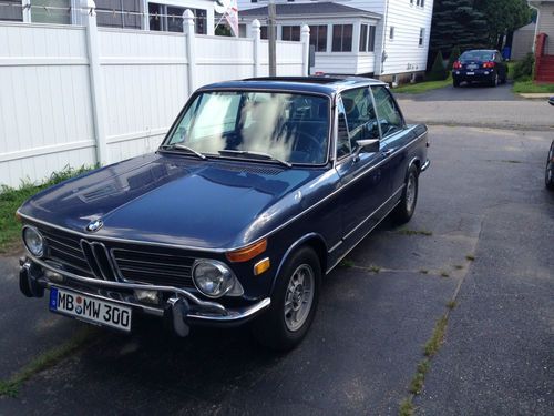 1972 bmw 2002  2002tii  sunroof 5 speed