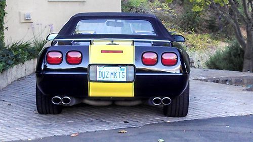 **very rare**triple blk lt1/zf 6 speed z51 package convertible corvette***