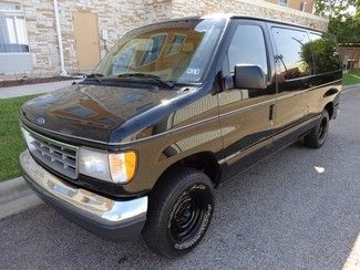 1996 e150 club wagon xlt 11 passenger van 5.8l v8 auto front/rear a/c 91k miles