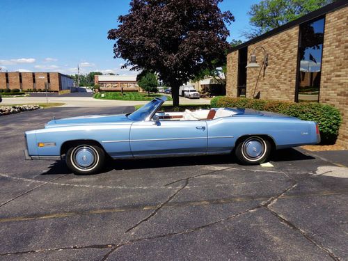 1976 cadillac eldorado base convertible 2-door 8.2l