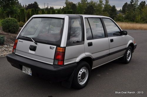 1985 civic 4wd ultra rare sl-6spd wagovan shuttle pre-crv microcar wagon 4x4 awd