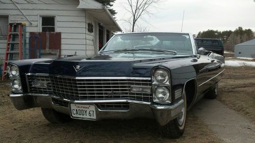 1967 cadillac deville convertible clean california car