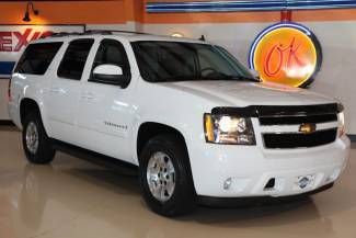 2007 chevrolet suburban lt 1 owner texas suv 3rd row quad buckets leather