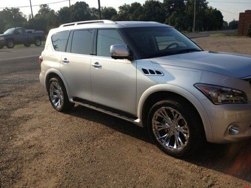 2012 infiniti qx56 7-passenger nav 22's theater pkg sunroof warranty finance