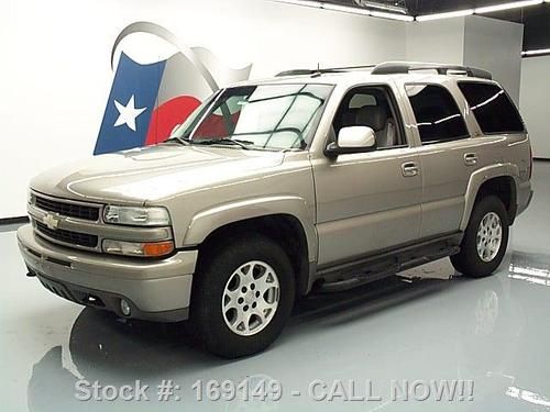 2003 chevy tahoe z71 4x4 5.3l 8-pass heated leather 66k texas direct auto