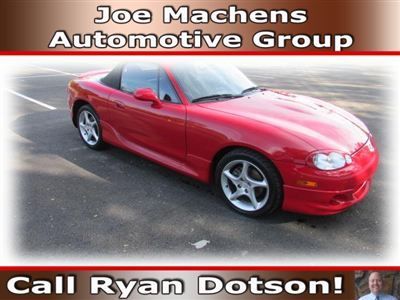 Ls low miles 2 dr convertible manual gasoline 1.8l l4 fi dohc 16v red